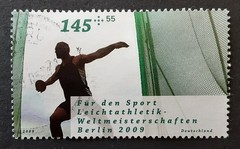 GERMANY Deutschland 2009 145+55pfg Used Athletics Mi 2730 Scott B1018 XF 9195