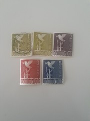 1947-48 Germany Stamps Set #574-577 Peace Dove…..