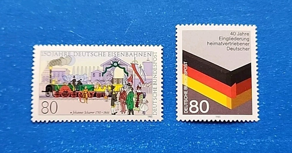 Germany Stamps, Scott 1450-1451 Complete Sets MNH