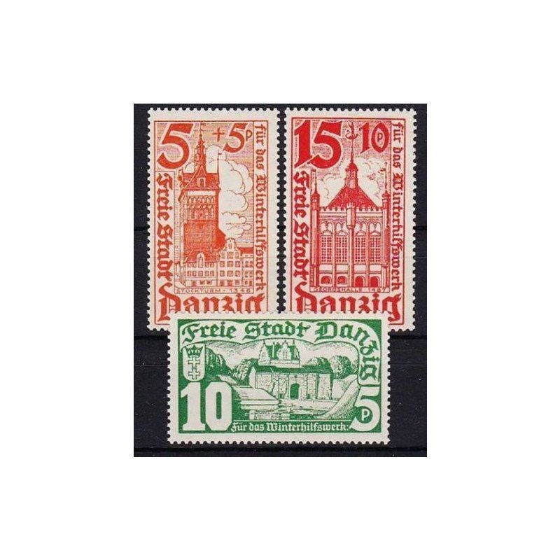 Danzig 1935 Mi.No. 256-58 *