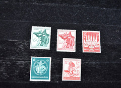 GERMANY 191942-1944 S B249+S B278-279+ S B280+ S B289 MNH