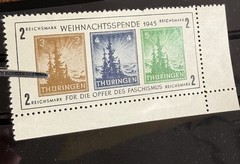 GERMANY – Soviet Zone Thuringia Christmas Sheet Mint Lightly Hinged – CV $140