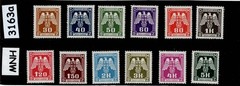 MNH stamp set WWII 1943 Sc 013-024 officials BaM Germany occupation BaM #3163a