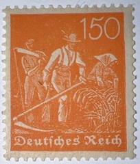Travelstamps: 1922 Germany Deutsches Reich 150pf Stamp Scott #175/Mi 189 MOGNH.