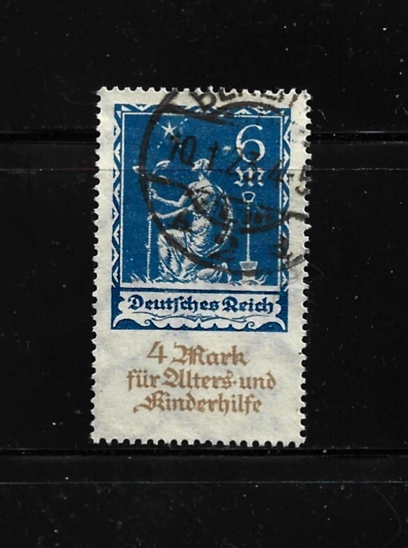 Germany Stamp-Scott # B3-6m + 4m-Used/VLH-NG-1922-Semi Postal