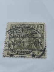 Rare Deutsches Reich Germany Germania 60 Pf Stamp