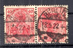 DR-ZusDr. K3a Genuine Stamped BPP 9EUR (MICHEL K3a) Briefmarken