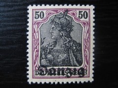 DANZIG GDANSK Mi. #7 mint MNH overprint stamp! CV $2.05