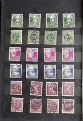 Germany Deutsche Post & Deutsches Reich Used Stamp Lot 24 Mixed 1920s-1950s