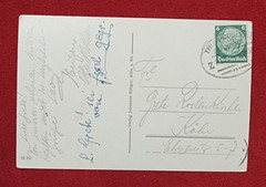 WWII WW2 Nazi Germany Third Reich postcard good luck best wishes 1940s
