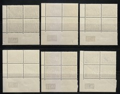 Bohemia & Moravia 1939/1940 MNH Mi 1-14 Sc J1-J14 Due Plate number Blocks **