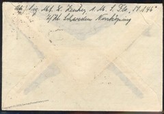 German 1937 M146 Ship Kreuzer Leipzig Ship MSP30 Cancel Feldpost Cover 98689