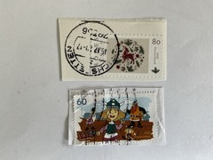 8 Germany stamps~2020-2021~digitaler wandel+Wickie+Jewish life 1700+Christmas