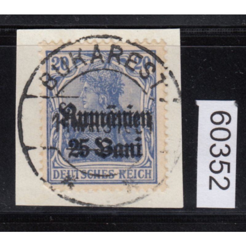 Romania 1918, Mi.-No.11 c, postmarked, examined, Mi. 150.00