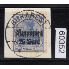 Romania 1918, Mi.-No.11 c, postmarked, examined, Mi. 150.00