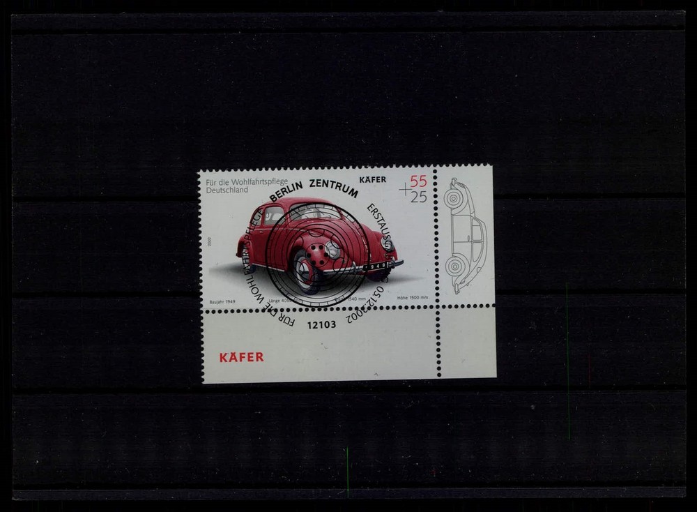 GERMANY 2002 CARS OLDTIMER VW KÄFER BEETLE used 1. day xc80