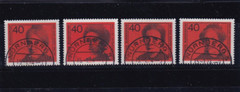 Bundesrepublik used 791-4 SC 1128-31 Famous women set