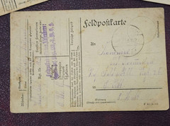 WW1 WWI Imperial German military mail soldiers feldpost postcard lot x 3 1917-18