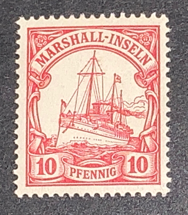 Travelstamps: GERMANY MARSHALL ISLANDS STAMPS Kaiser’s Yacht Mint OG H UnWMK