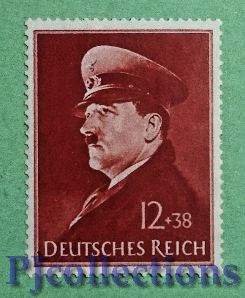 U2167- GERMANY 1941 3rd REICH HITLER BIRTHDAY 12pf + 38pf MH