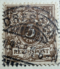 Germany Lot of 20 1889 – 1900 Stamps (SC 46-63, 46a)