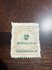 Germany Stamp Deutsches Reich 2 Milliarden 1923 Mark MH
