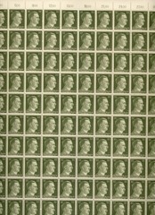 Wholesale Stamp Germany 10 Full Sheets 1941 WWII War 30PF Hitler MNH