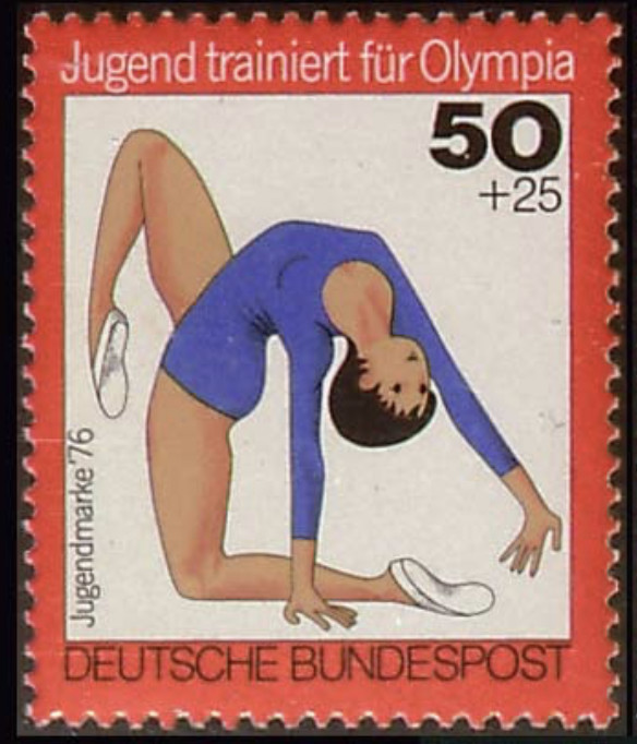 BRD FRG #Mi884 MNH 1976 Gymnastics [B528 YT733 SG1777]