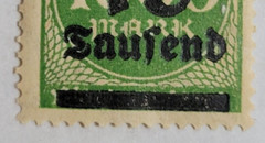 GERMANY ~ Deutrches Reich ~ 75 Saufend/1000 Mark ~ Cancelled/Posted ~ c.1923