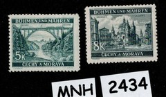 MNH Stamps Prague Industry & Architecture WWII Germany Occupation of BaM #2434