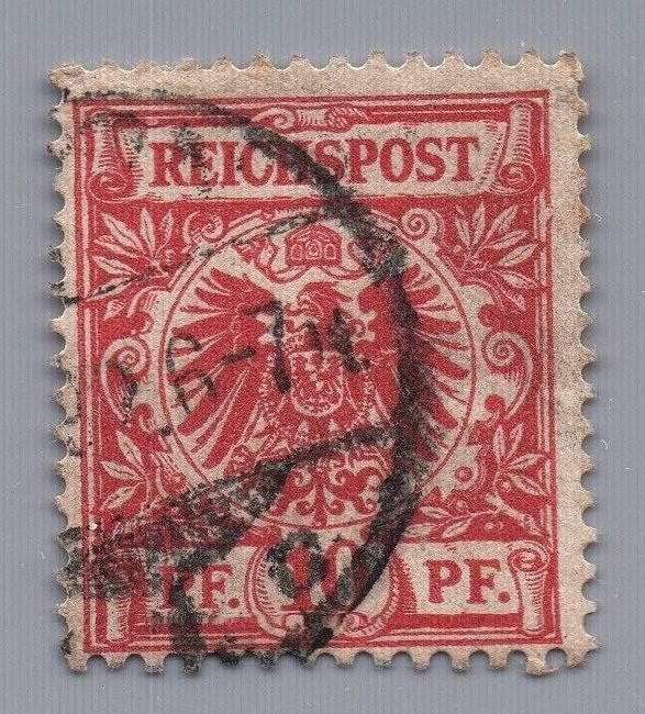 German Reich Michel No. 47 III b stamped checked