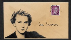 Eva Braun Collector’s Envelope with genuine 1941 Hitler Postage Stamp *596OP