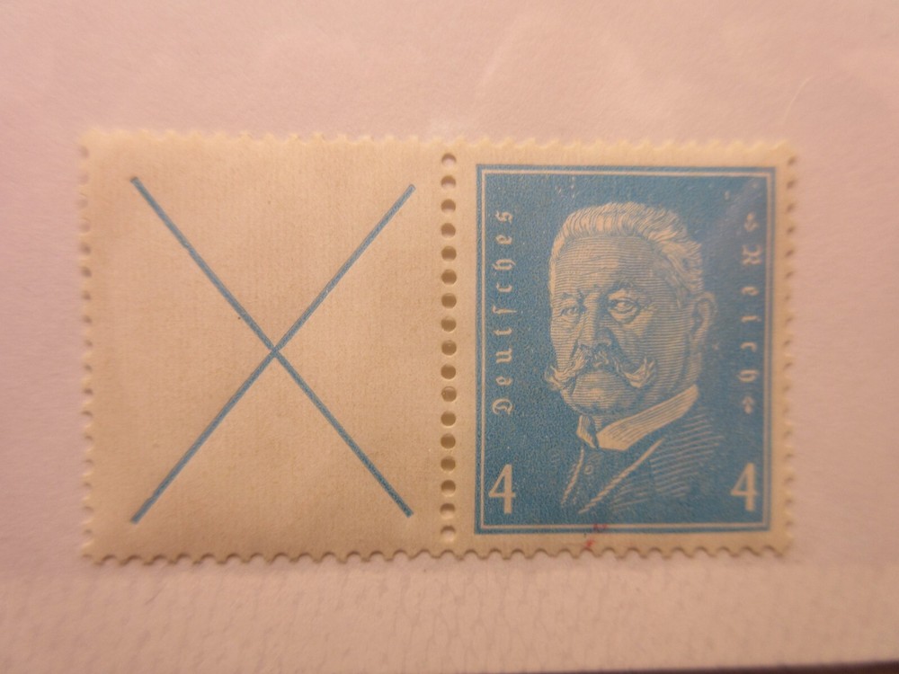 GERMANY Zusammendrucke Michel W26, MINT LIGHTLY HINGED Lot26 Cat €36