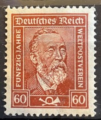 Germany 1924 Reich Mi 362 Sc 342 Heinrich Stephan **MNH