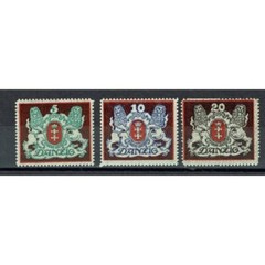 Danzig 1921 Mi.No. 87-89