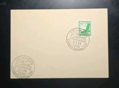 Germany 1939 LZ-130 Graf Zeppelin II Meiningen Landing Commemorative Postalcard