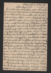 GERMANY SOUTH WEST AFRICA 1911 POSTCARD FRANKED (5PF X2) TIED „OKAHANDJA“