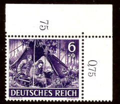 1943 NAZI GERMANY 3rd Reich POST WW2 War Hero radio operator stamp MNH