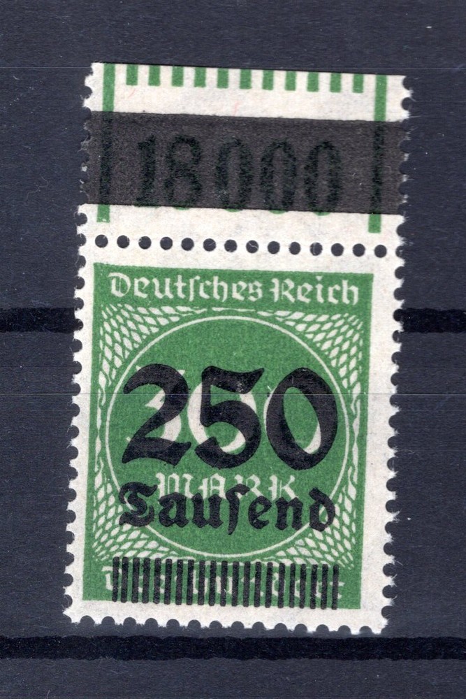 DR-Inflation OPD Frankfurt 293 WOR Oberrand MNH Postfrisch 15 EUR