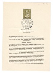 ETB – Berlin / BRD – Berlin – Complete Binder – 1956 to 1959 – 43 Sheets