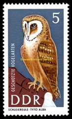 EBS East Germany DDR 1967 – Protected Birds – Michel 1272 1277 – MNH**