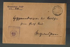 1929 Germany Kriegsmarine Navy Feldpost Cover Torpedo Boat Wolf to Wilhelmshafen