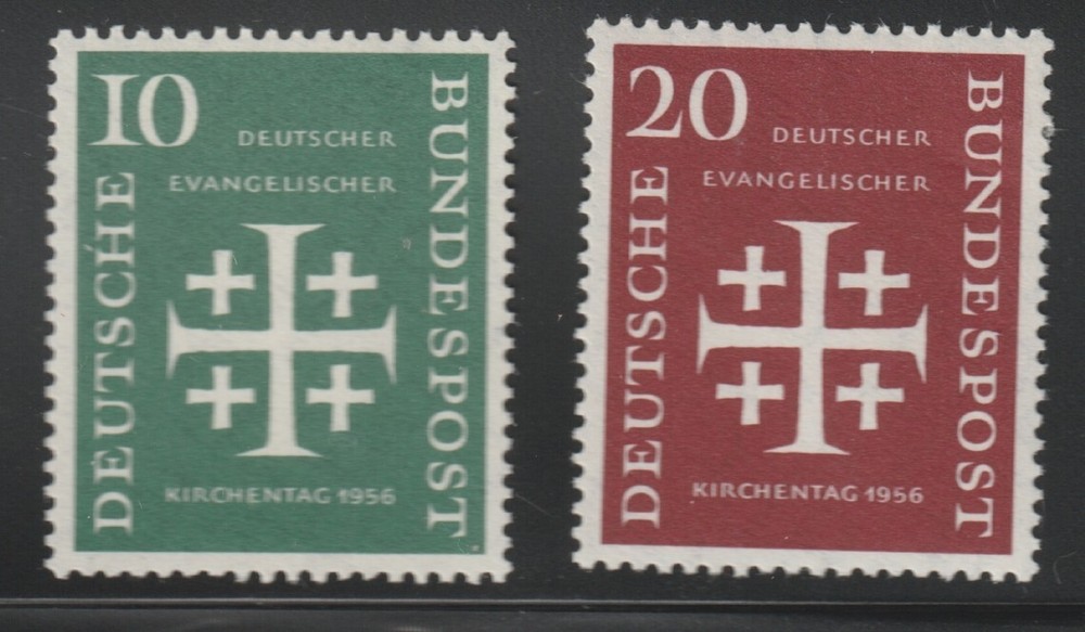 Germany 1956 Sc # 744-45 MNH OG