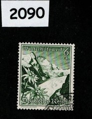 Used stamp Scott B126 1938 Winter relief Culture fund Germany #2090