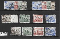Wholesale! 10 X Full Stamp sets 1940 Leipzig Fair Sc 494 – 497 Germany #2607