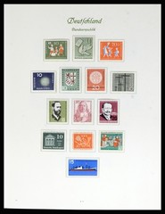 GERMANY 1948-1982 BRD BERLIN MNH MH Used in 3 BOREK Album Stamp Collection