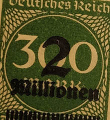 GERMANY ~ Deutrches Reich ~ 2 Saufend/300 Mark ~ Cancelled/Posted ~ c.1923 -01