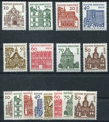 2 x Berlin Nr. 242-249 Clean Mint NH Complete Deutsche Bauwerke 1964 MNH