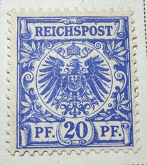 Germany Lot of 20 1889 – 1900 Stamps (SC 46-63, 46a)