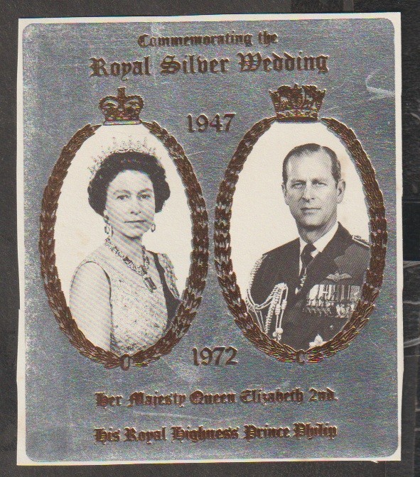 JN GB Royal Silver Wedding QEII & Prince Philip miniature sheet